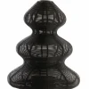 Light en Living Windlicht Ø16x19 cm CHRISTMAS TREE mat zwart