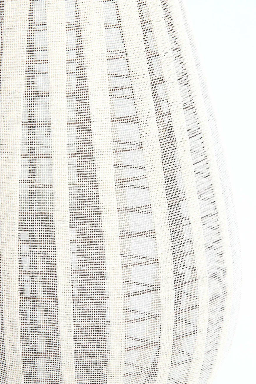 Light en Living Windlicht Ø38X70 cm DAZIO Linen Natural+donkerbruin hout