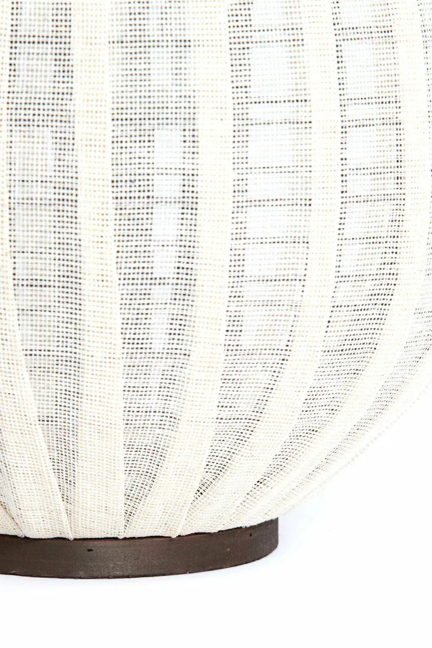 Light en Living Windlicht Ø38X70 cm DAZIO Linen Natural+donkerbruin hout