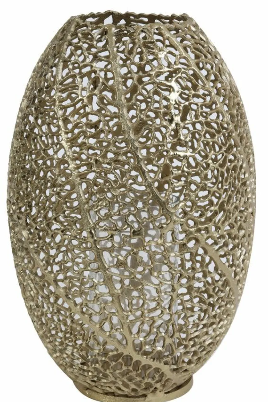 Light en Living Windlicht SINULA antiek goud - 2 maten