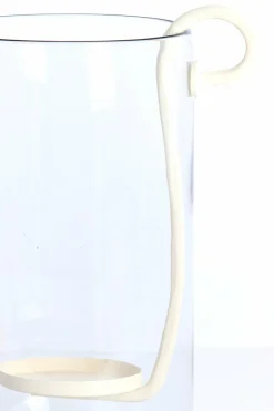 Light en Living Windlicht 23X18X33 cm DOLEGA glas helder+creme