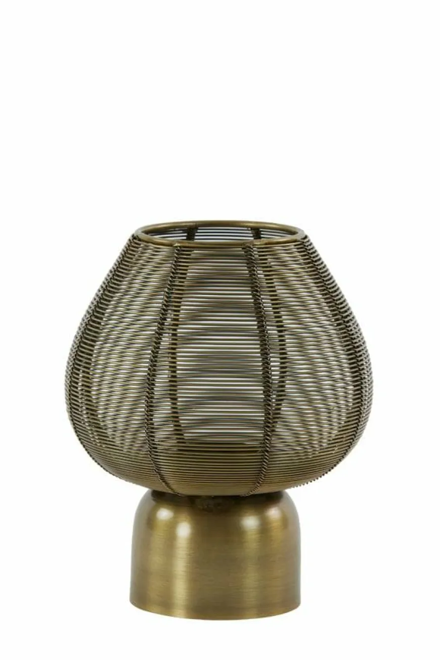 Light en Living Windlicht Suneko antiek brons - 2 maten