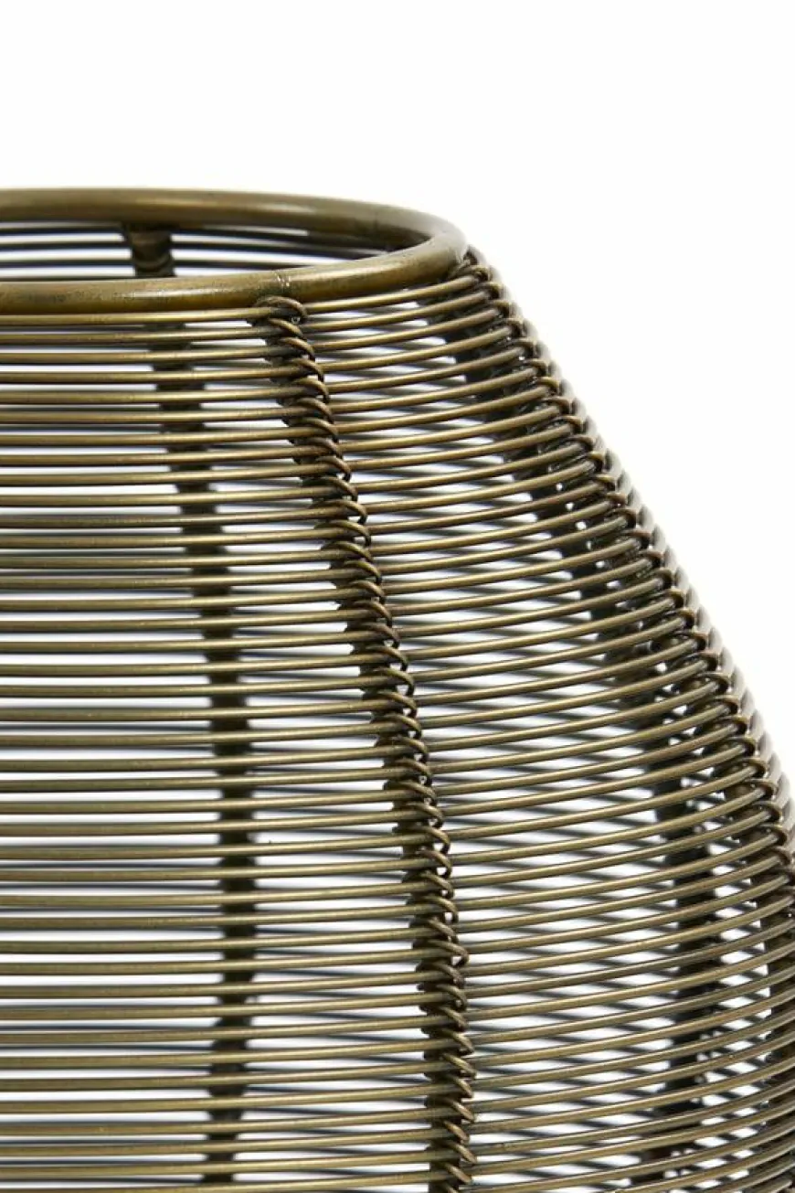 Light en Living Windlicht Suneko antiek brons - 2 maten