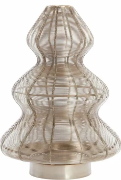 Light en Living Windlicht Ø25x35 cm CHRISTMAS TREE licht goud