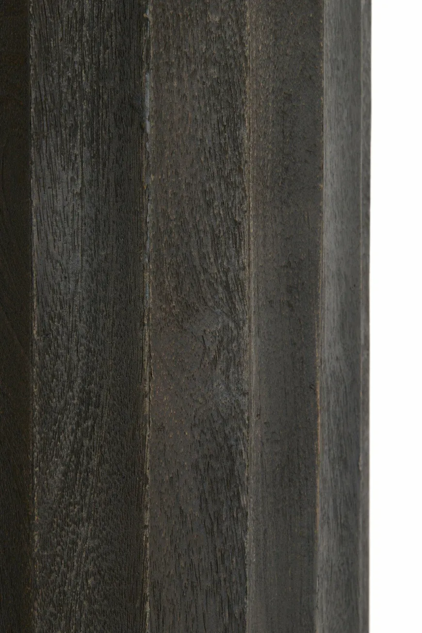 Light en Living Zuil ELLENA Ø35x60 cm | Hout Donkerbruin Mat – Light & Living