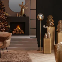 Light en Living Zuil 30,5x30,5x80 cm ALURIO antiek brons