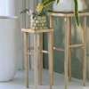 Light en Living Zuil 42x42x100 cm QIANO mango hout naturel
