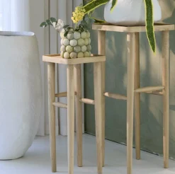 Light en Living Zuil 42x42x100 cm QIANO mango hout naturel
