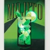 Locomocean Muurschilderij (LED Neon) - Mojito