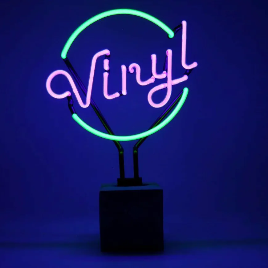 Locomocean Neon licht met voet - Vinyl