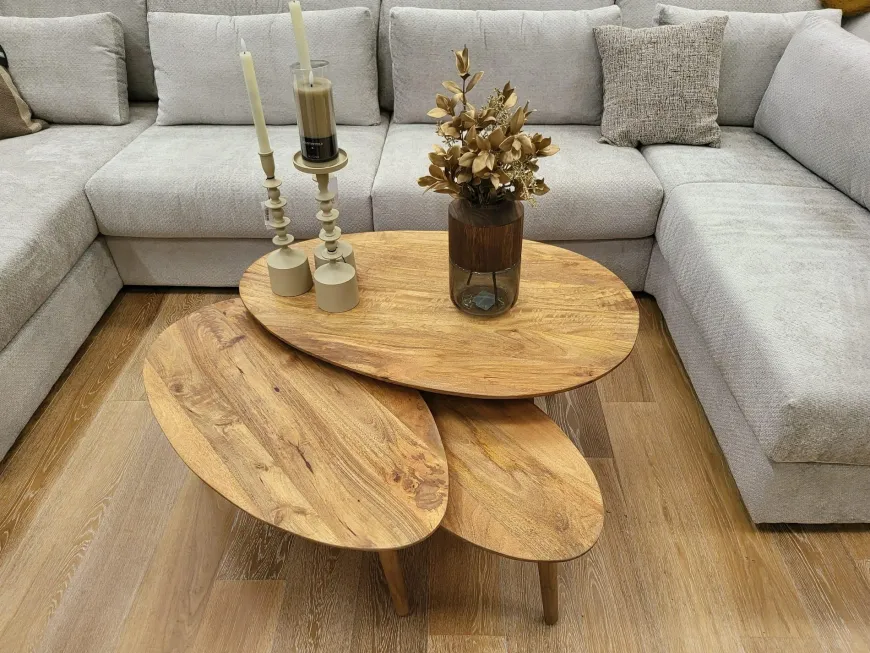 Nijwie Hamburg salontafel ovaal groot 98 cm