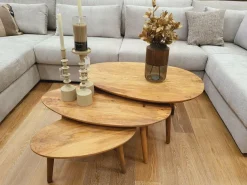 Nijwie Hamburg salontafel ovaal klein 60 cm