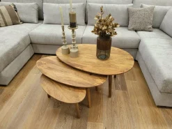 Nijwie Hamburg salontafel ovaal klein 60 cm