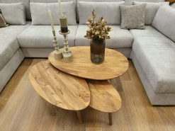 Nijwie Hamburg salontafel ovaal klein 60 cm