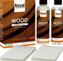 Oranje Wood Care Kit MattPolish+Cleaner 2x250ml