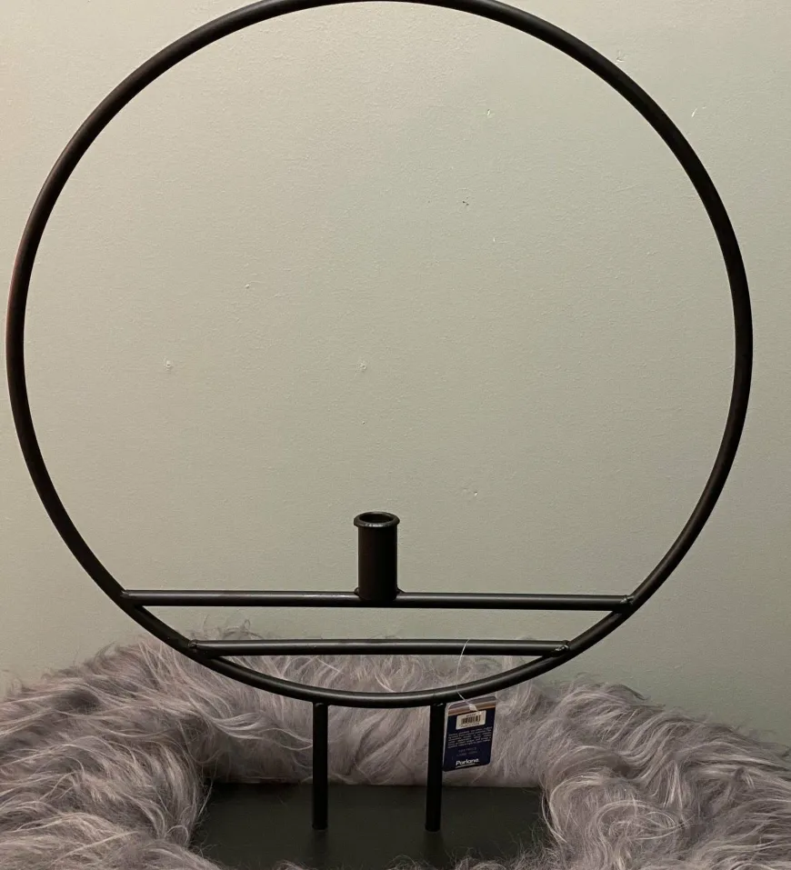 Parlane Kandelaar 58x8x44,5 cm HOOP zwart