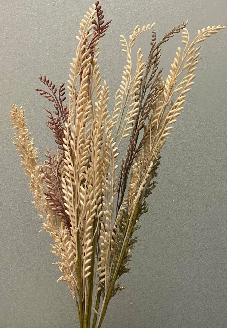 Parlane Ornament 10x2x53 cm WILD GRASS ivoor-roodbruin-groen