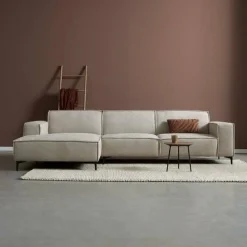 Pepp Interiors Bank River met chaise longue links in Majestic 603