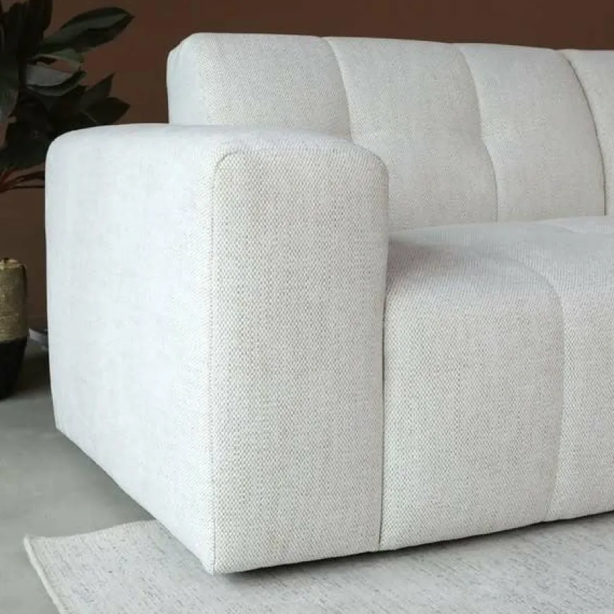 Pepp Interiors Bank Wave 2.5 zits met chaise longue rechts modesto 492