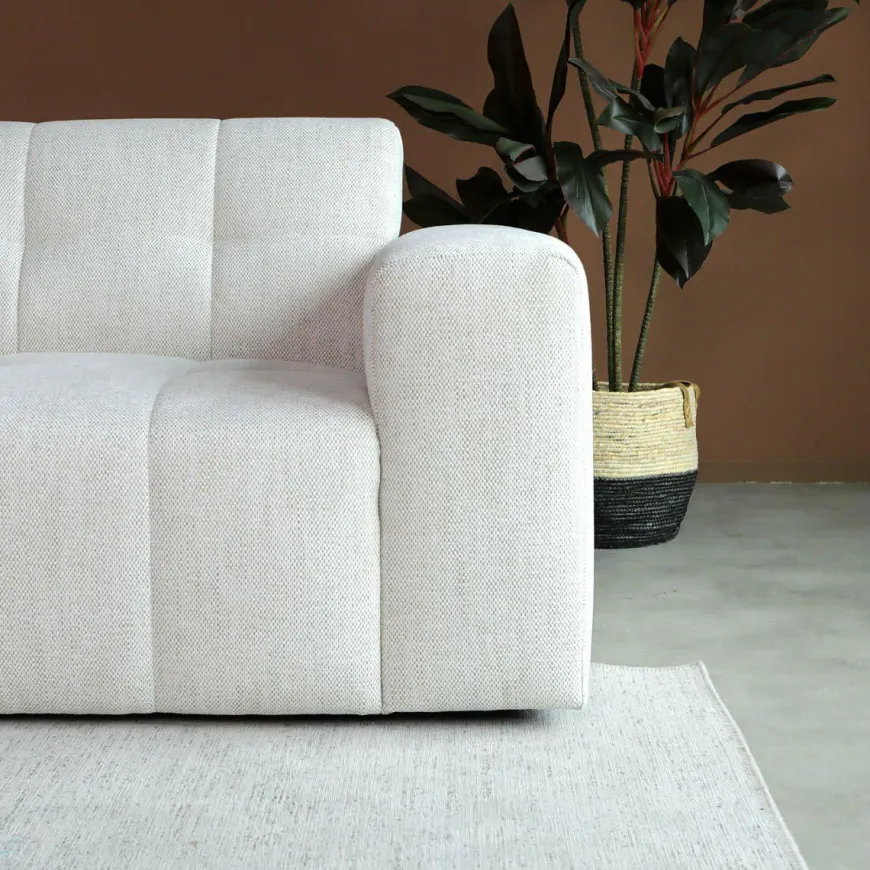 Pepp Interiors Bank Wave 2.5 zits met chaise longue links modesto 492