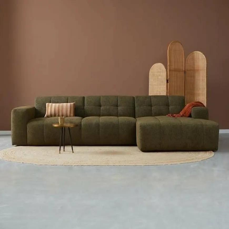 Pepp Interiors Bank Wave 2.5 zits met chaise longue rechts modesto 484