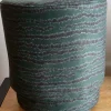 Poef The Count velvet scribble donkergroen