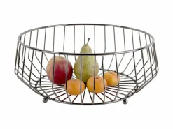 Present Time Fruitschaal Linea Kink groot gun metal
