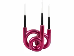 Present Time Kandelaar Rings medium - Metallic roze