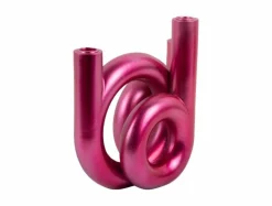 Present Time Kandelaar Rings medium - Metallic roze
