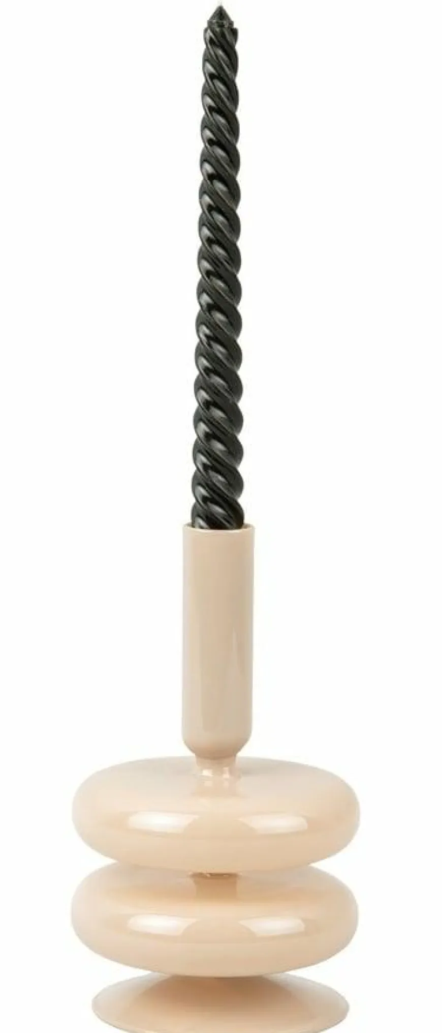 Present Time Kandelaar Sparkle Double Ring zandbruin