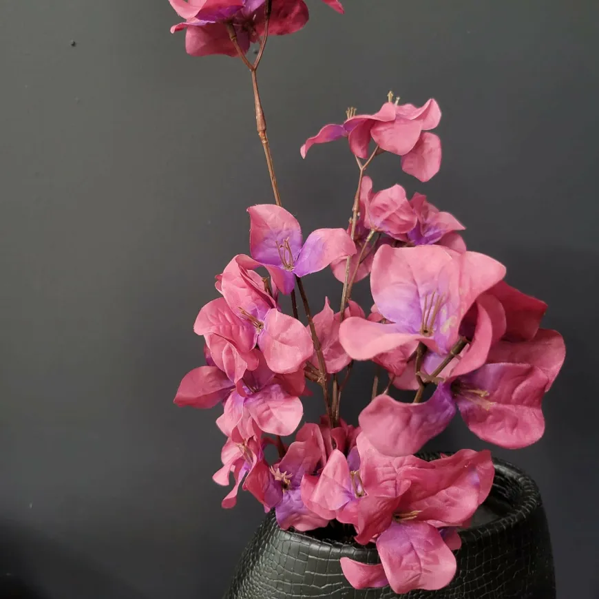 Present Time Kunsttak Flower Stem paars + roze