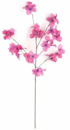Present Time Kunsttak Flower Stem paars + roze