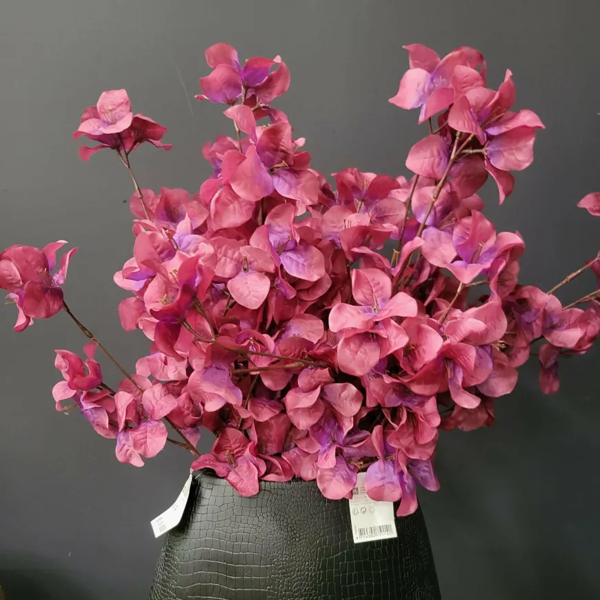 Present Time Kunsttak Flower Stem paars + roze