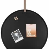 Present Time Memobord Perky metaal zwart met ophangband en 6 magneten