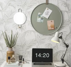 Present Time Memobord Perky metaal jadegroen met ophangbandje en 6 magneten