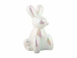 Present Time Ornament Balloon Bunny wit parelmoer groot