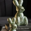 Present Time Ornament Balloon Bunny jungle groen groot