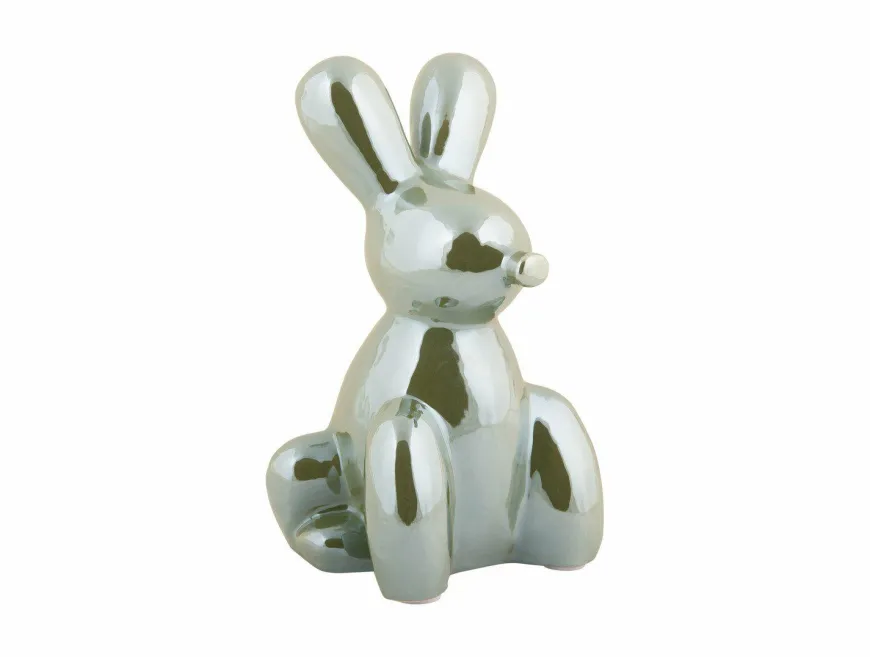 Present Time Ornament Balloon Bunny jungle groen groot