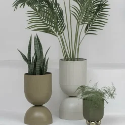Present Time Plantenpot Tonar groot zacht warm grijs