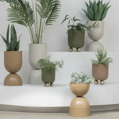 Present Time Plantenpot Tonar Medium mocca bruin