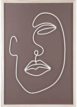 Present Time Schilderij Art Line Drawing Medium