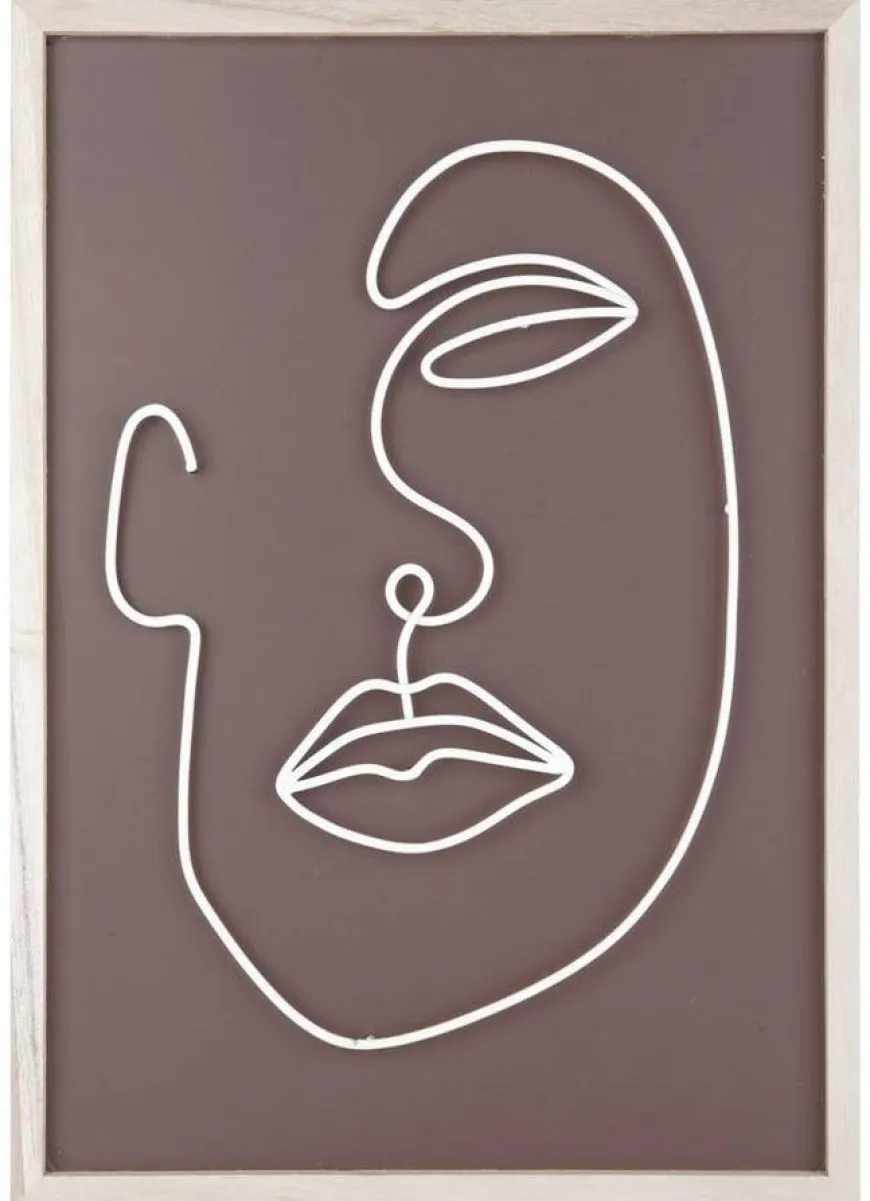 Present Time Schilderij Art Line Drawing Medium