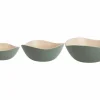 Present Time Set van 3 schalen Puro Organic groen