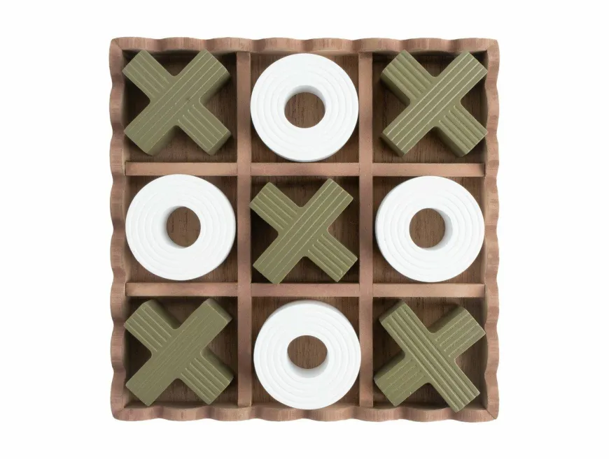 Present Time Tic Tac Toe army groen