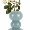 Present Time Vaas Bubbles glas groot lichtblauw