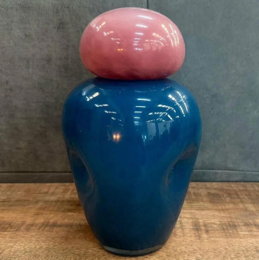 Present Time Vaas Dulce medium helder blauw