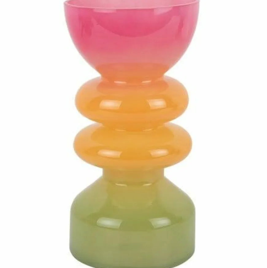 Present Time Vaas Funky Vibes glas groot multi colour