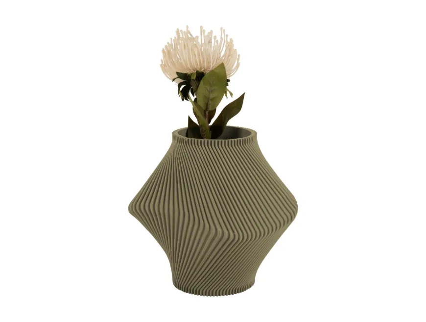 Present Time Vaas Twisted Rib tea groen