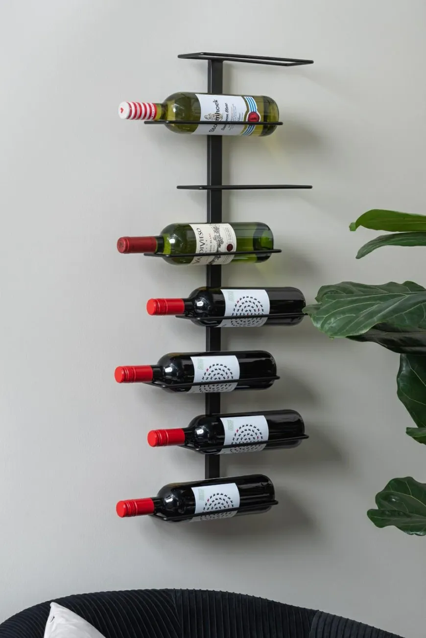 Present Time Wijnrek Float zwart