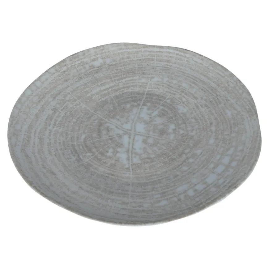PTMD Dinerbord Kaylaa Blauw creme rond S - 23 cm